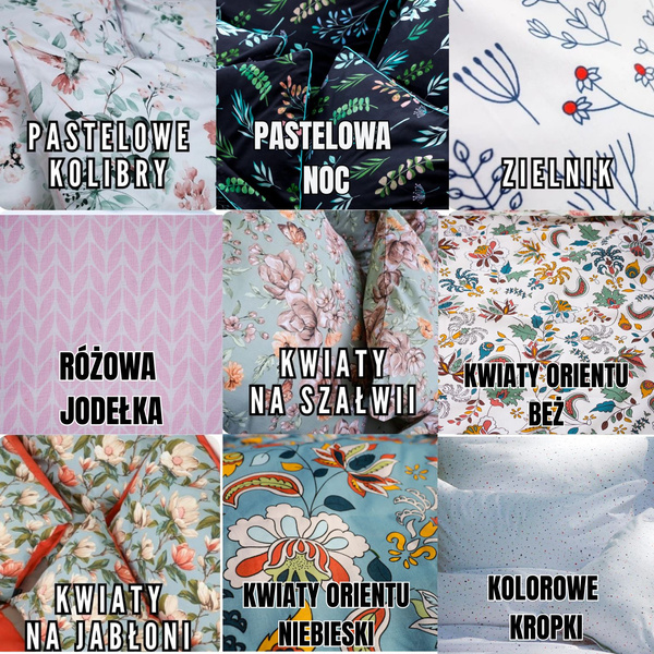 Pościel we wzory 260x240 na zamówienie