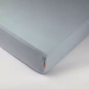 Prześcieradło z gumką, szare 120x200