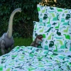 Dziecięca pościel Zielone DINOZAURY 160x200 \ 1x70x80